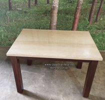 bàn ăn   mặt gỗ  sơn giả  đá  (14)