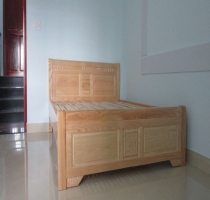 giường   gỗ  tự nhiên  1,6m  gỗ  sồi  nga  cao cấp  TH7