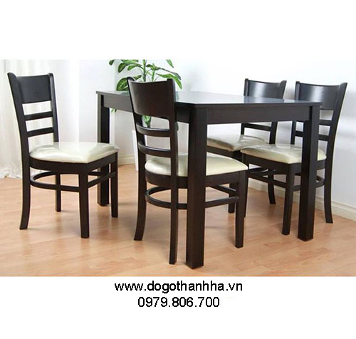 bộ bàn ăn cao cấp TD901 MÀU ĐEN hàn quốcĐỒ GỖ THANH HÀ - Bàn ghế ...