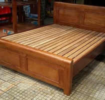 giường  ngủ gỗ   xoan đào   tự nhiên  TH19